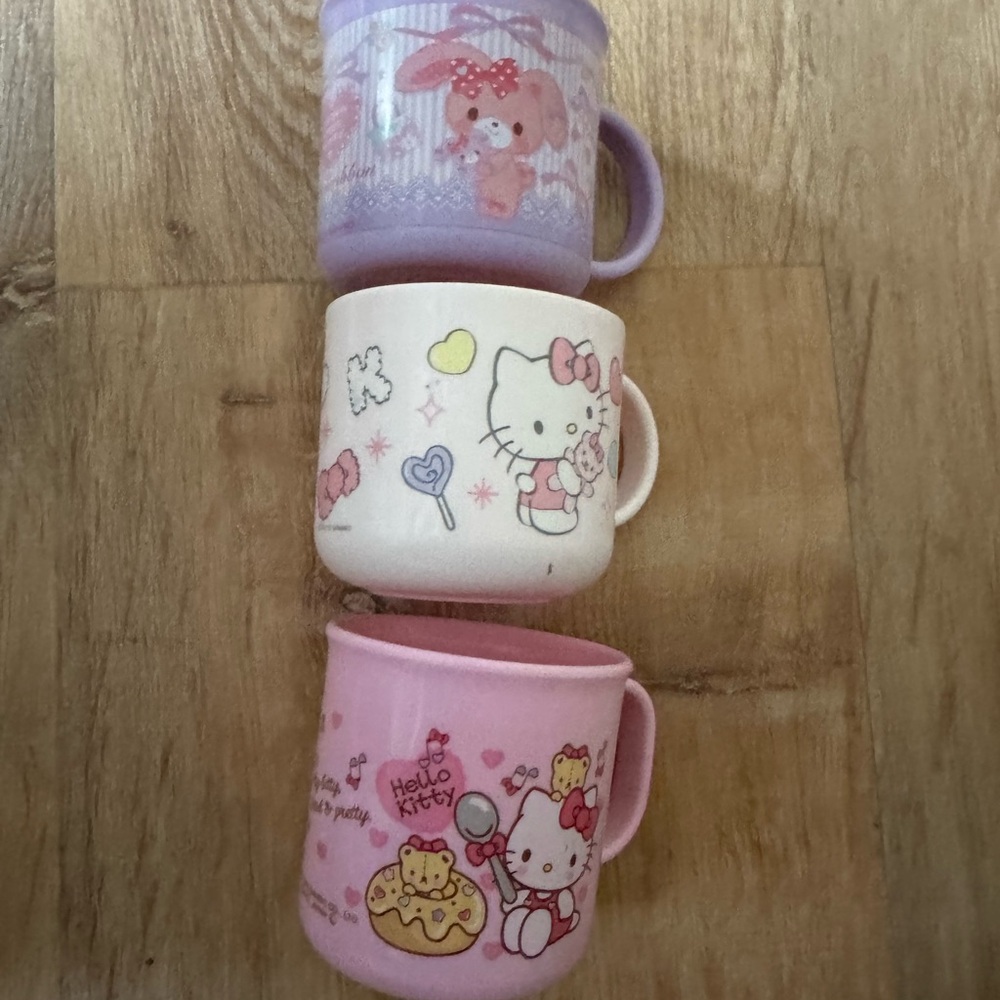 Sanrio Hello Kitty melamine mugs and bowls